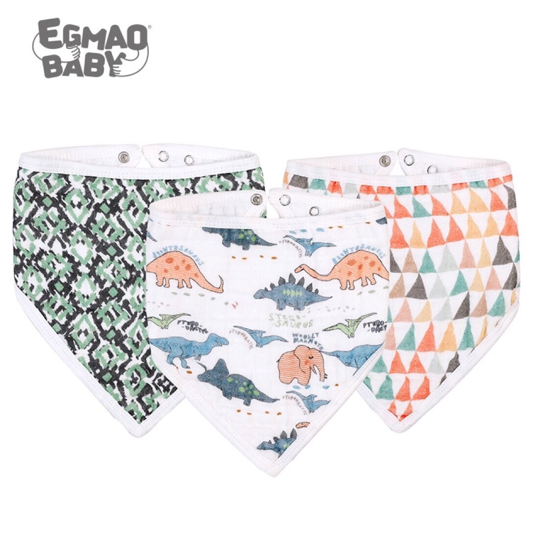 宝宝口水巾厚款婴儿三角巾纯棉纱布围嘴透气新生儿6层竹棉喂奶巾,婴童用品,三角巾,淘宝优惠券,粉丝福利购,淘宝优惠卷