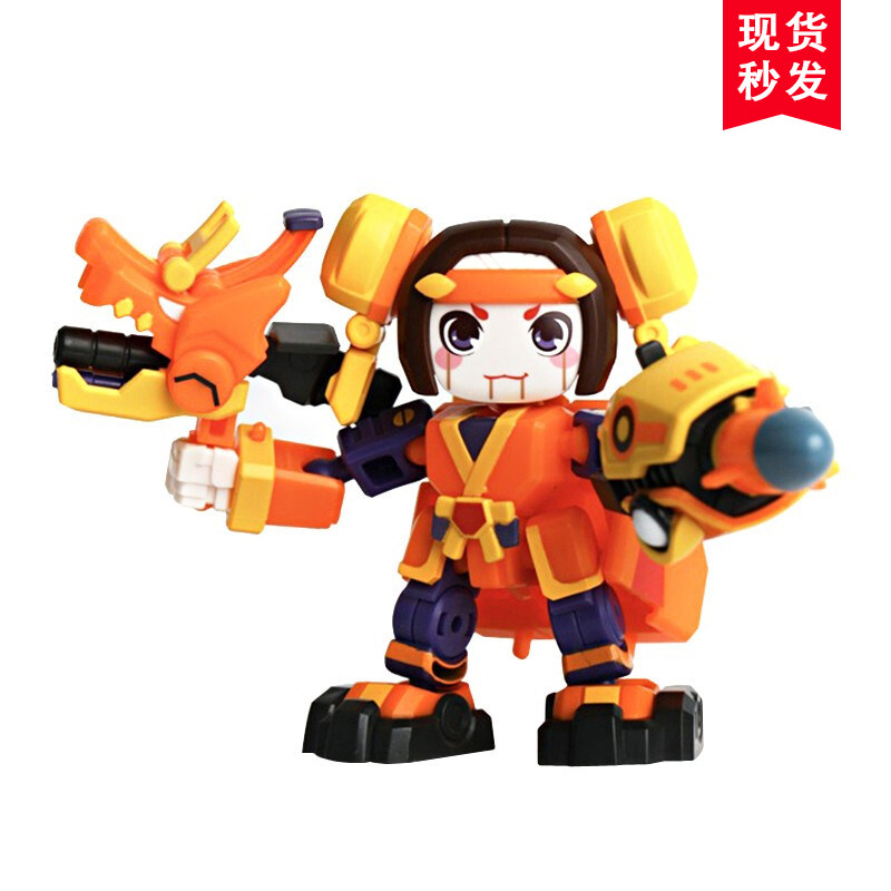 王者荣耀 官方正版 鲁班七号 52toys 万能匣猛兽匣变形机器人玩具