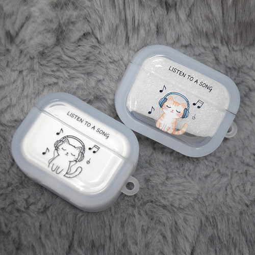 可爱猫咪AirPodsTPU软壳保护套