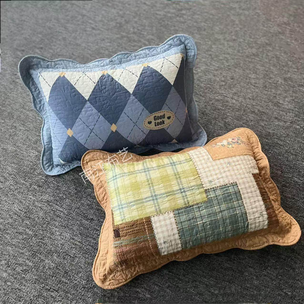 全棉韩式斜纹棉全棉枕头套卡通拼图拉链式枕套儿童成人学生枕芯套,床上用品,枕套,淘宝优惠券,粉丝福利购,淘宝优惠卷