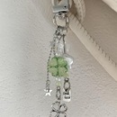 手机链四叶草串珠少女心可爱钥匙扣包挂件 不想洗澡手作积攒幸运