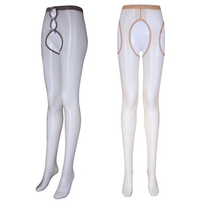 「极光」两款0D开裆丝袜超薄透明