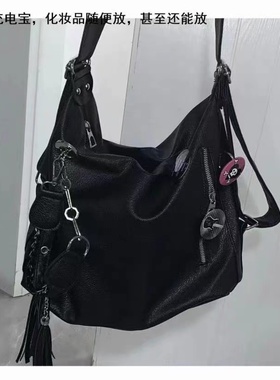 funckfasss-week1-流浪者-流苏暗黑斜挎包小众包包女大容量托特包