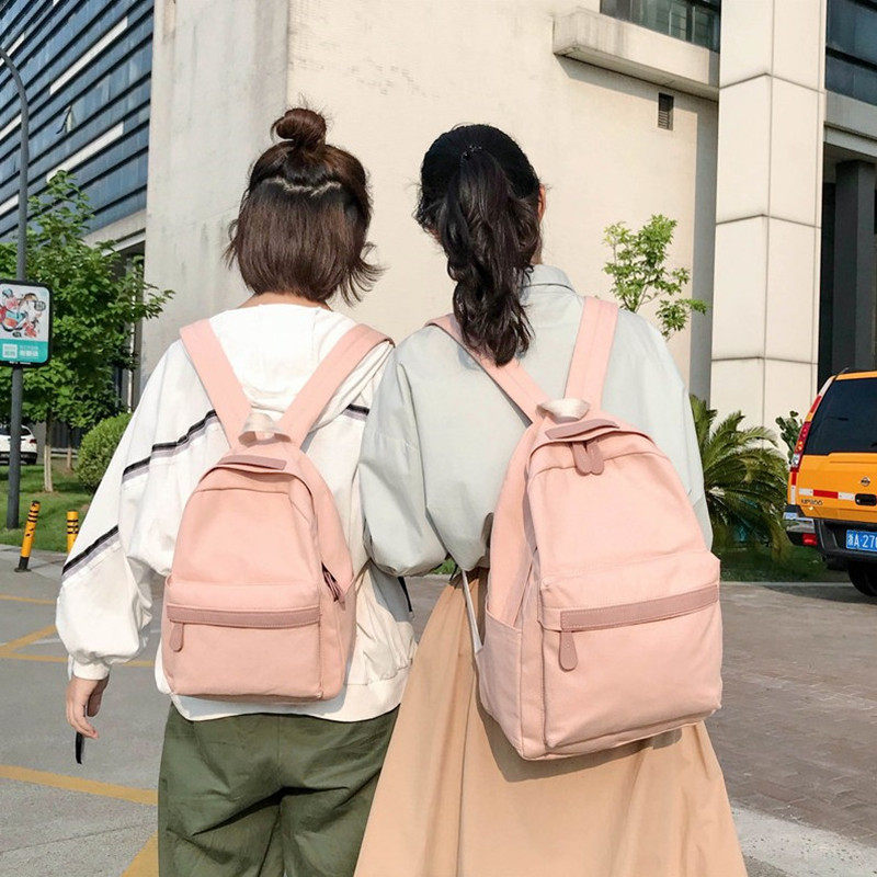 chic canvas schoolbag Korean Edition 2018 new pattern Backpack College wind knapsack Versatile college student Casual Bagsin the Leather/Lady bags/Men's bag, Backpack  category - from Buy2taobao.com to provide professional Taobao agent buy service
