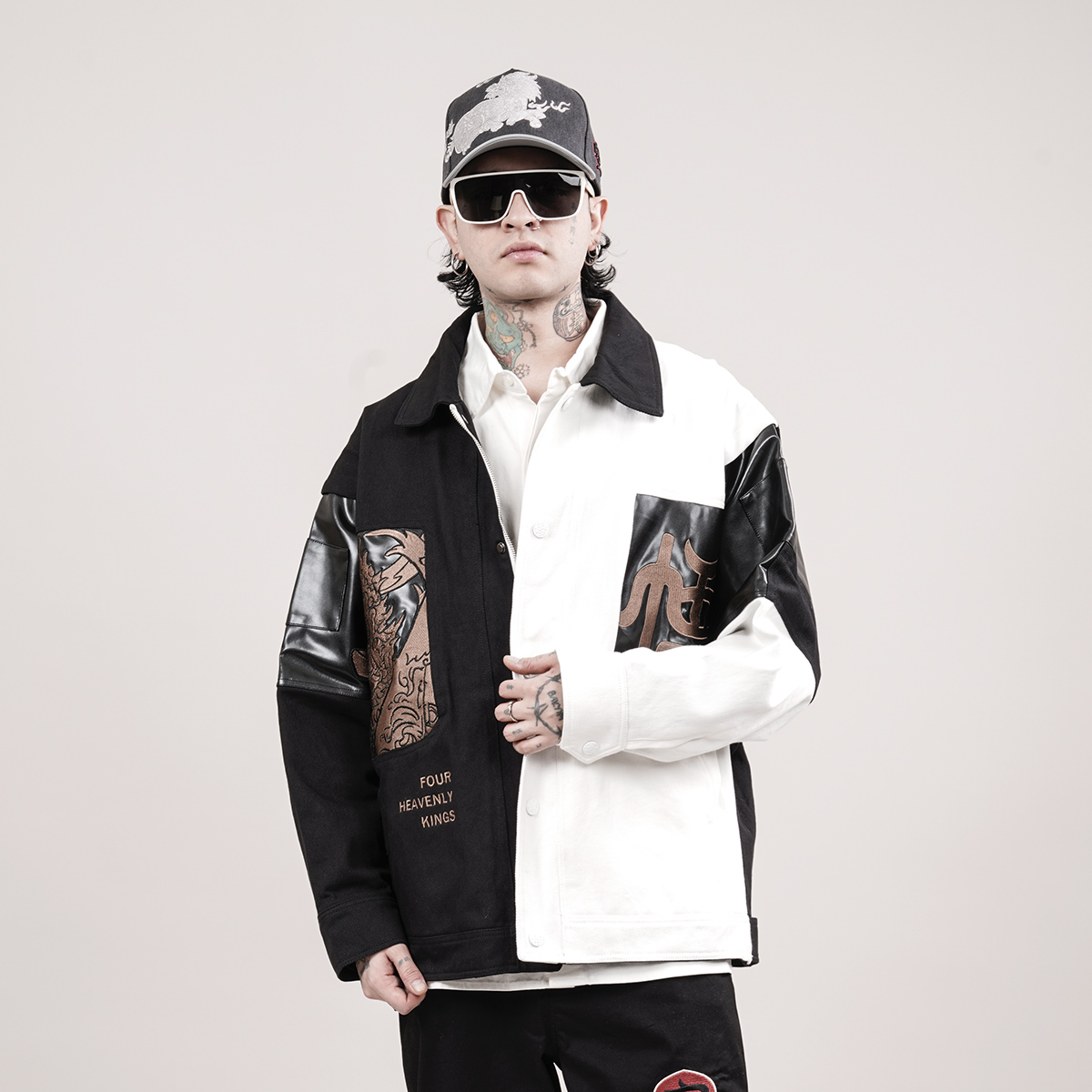 wookong悟空新品持国天王牛仔衣