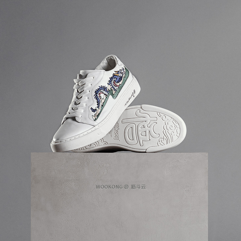 头层牛皮低帮休闲鞋