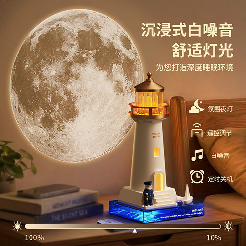 暮光灯塔投影灯摆件装饰氛围灯