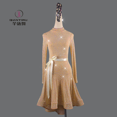 2026新款拉丁舞比赛表演出服装女成人少儿童专业高级solo艺考花服 - 封面