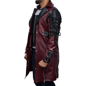 外贸男士万圣节中世纪服装 朋克哥特风皮衣外套男W0012P160图片