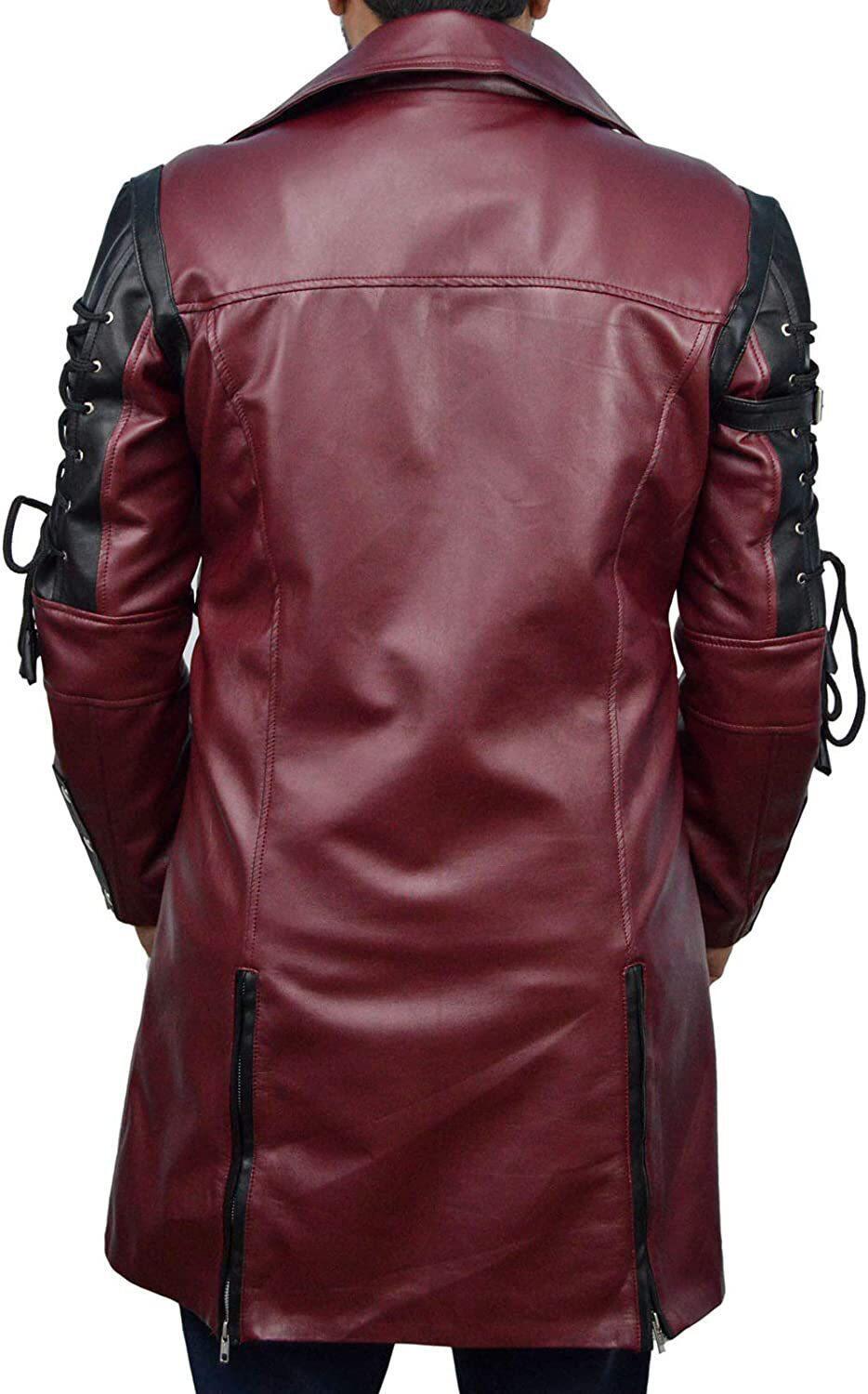 外贸男士万圣节中世纪服装朋克哥特风皮衣外套男W0012P160,男装皮衣,星座1217