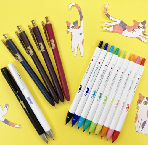 现货 日本斑马SARASA GRAND猫咪限定新色复古金属笔杆JJ56中性笔