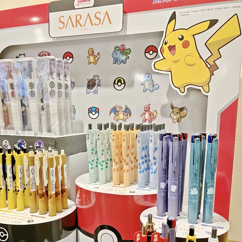 新款限定·日本ZEBRA斑马sarasa Pokemon宝可梦联名中性笔套装