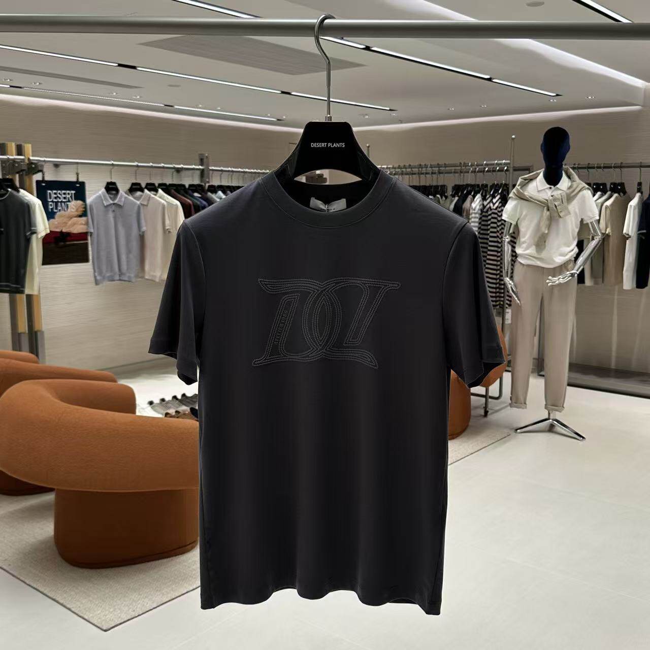 2026春夏新款潮牌男装男士短袖圆领短袖t恤上衣打底衫帅半袖1029