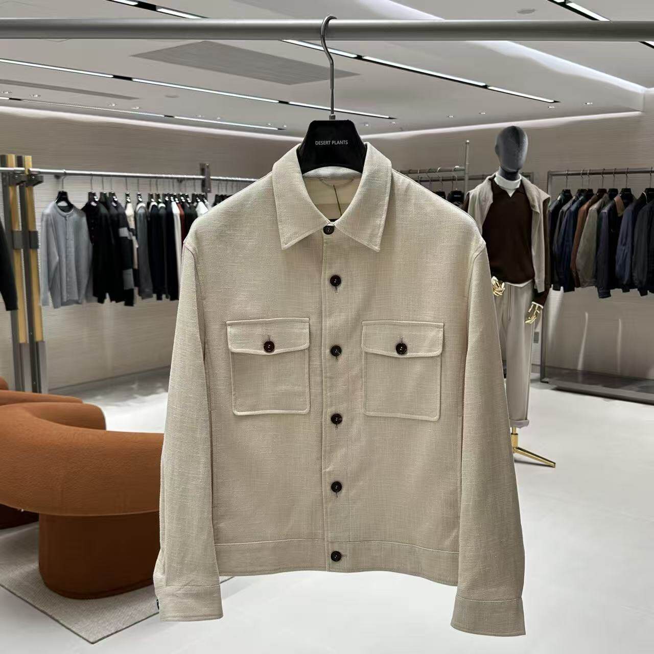 2026春季新款潮牌男装男士长袖简约上衣夹克日常百搭外套1050