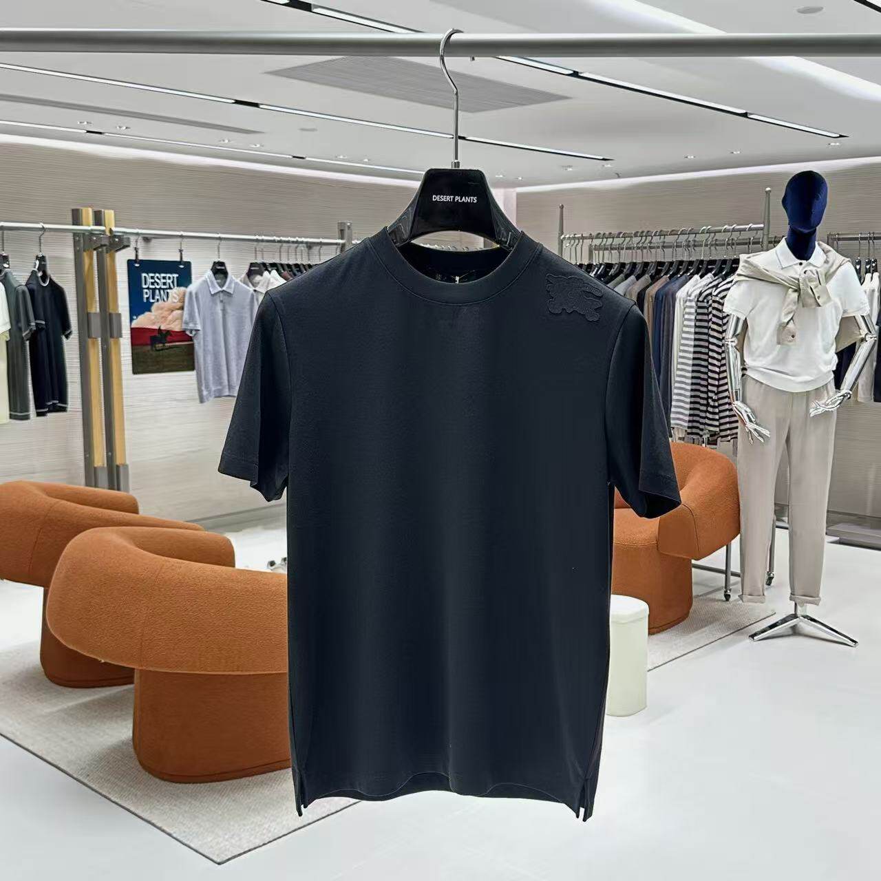 2026春季新款潮牌男士短袖t恤简约百搭日常上衣半袖休闲男1127