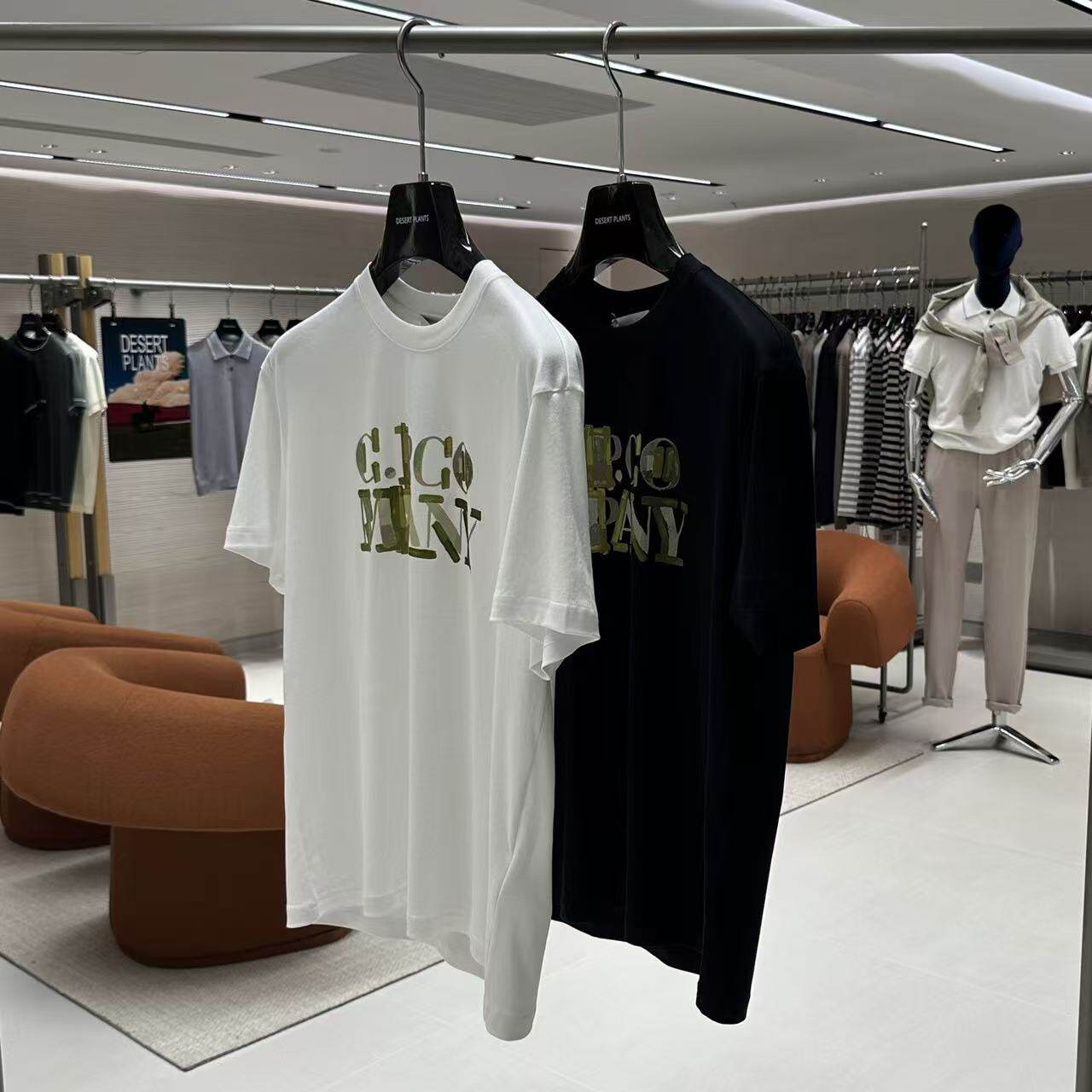 2026春夏新款潮牌男装男士印花打底上衣t恤日常百搭半袖短袖1017