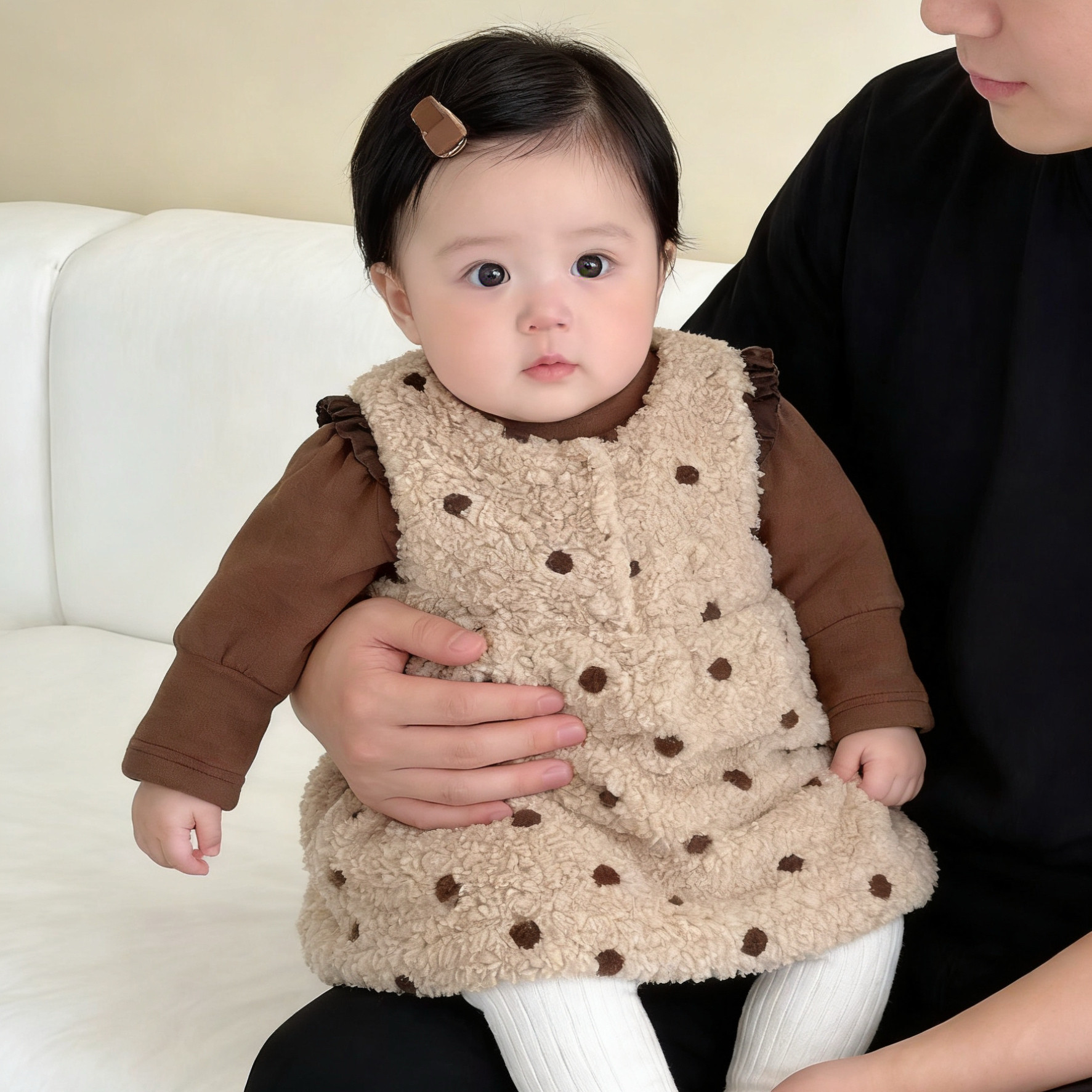 婴儿衣服秋冬装甜美小公主哈衣连体衣女宝宝冬季包屁裙子背带套装