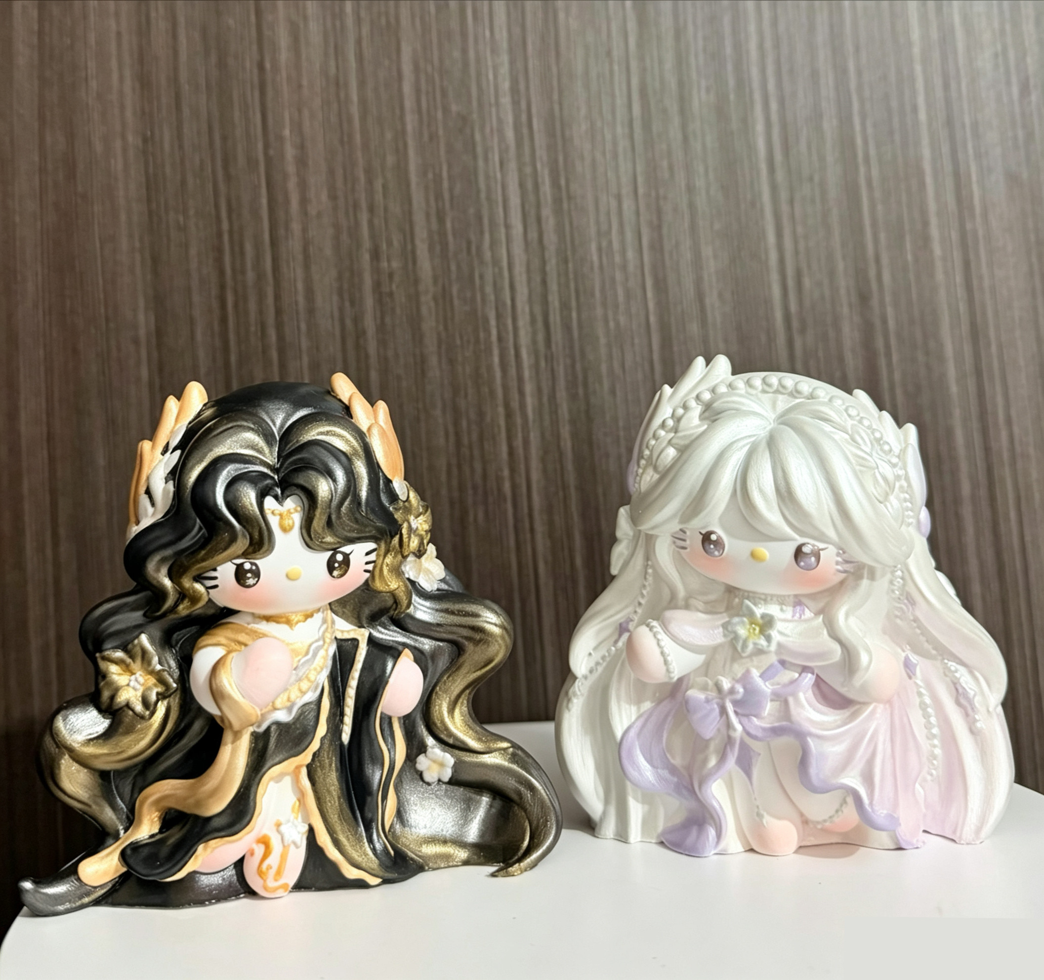 Kitty天使公主石膏DIY涂色娃娃
