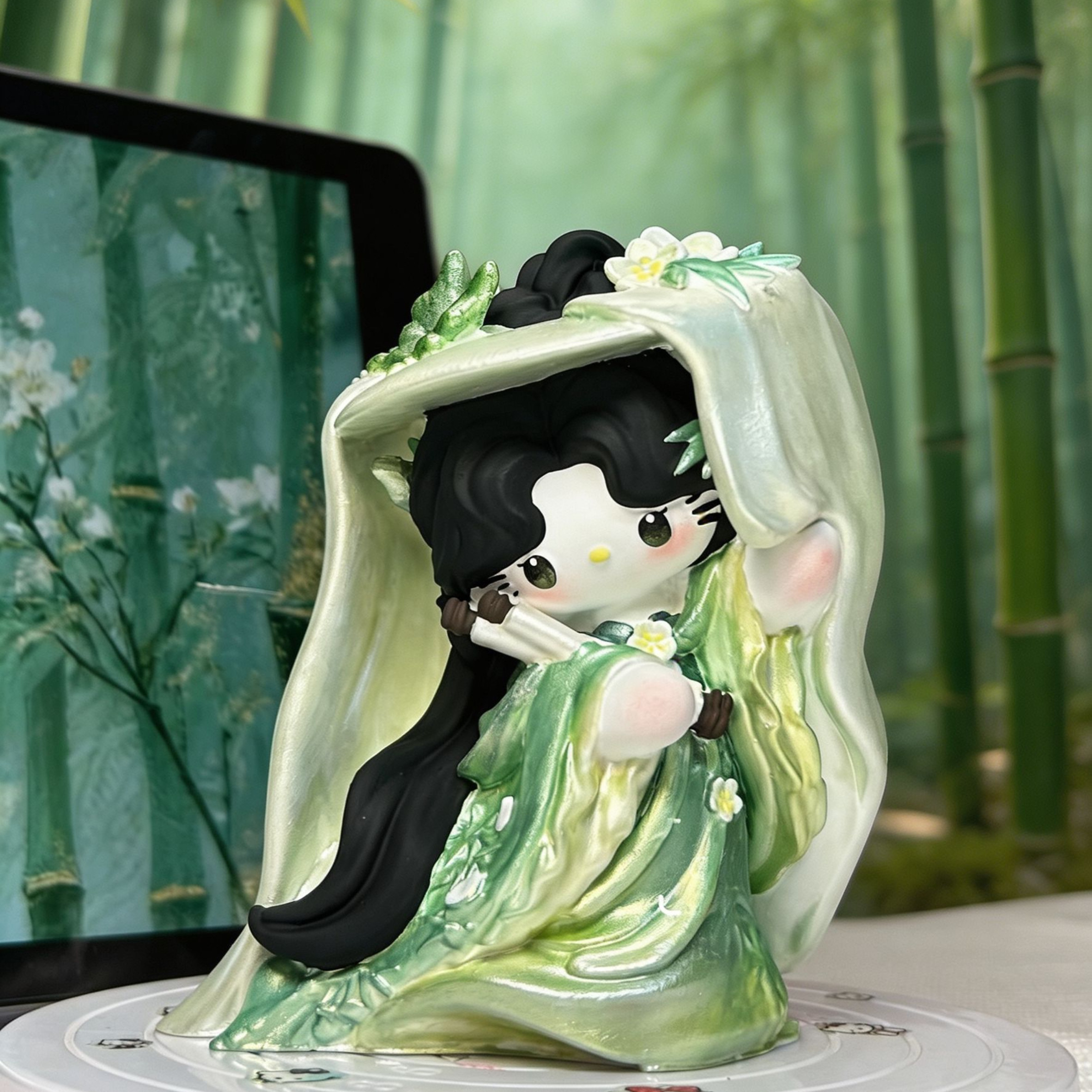 Kitty香薰石膏娃娃DIY彩绘