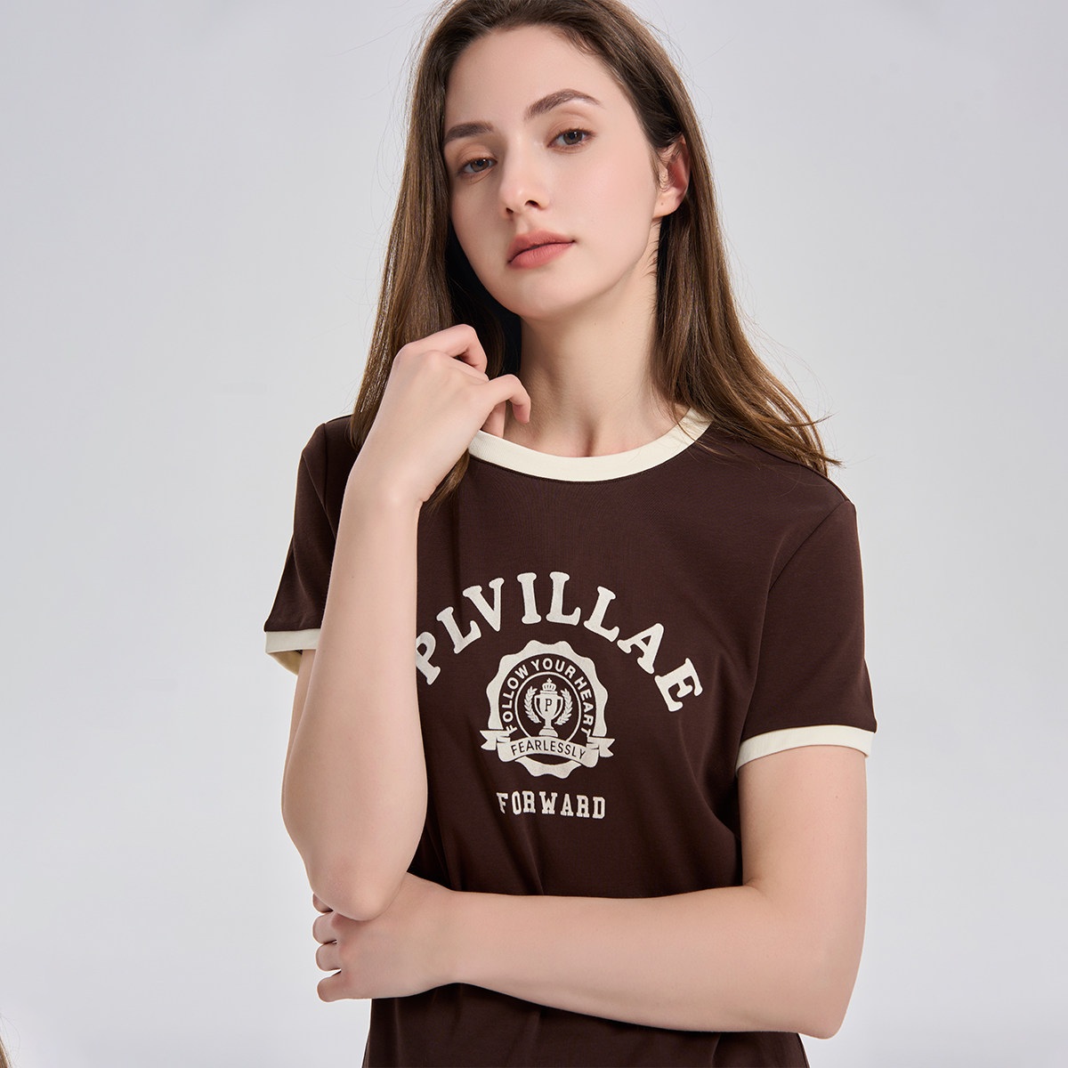 Polovillae/保罗威特2026夏休闲t恤百搭女式短袖T恤