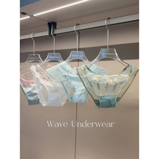 Wave Underwear天青色等烟雨·国风性感包臀舒适内裤女