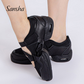 练功鞋 软底透气舞蹈凉鞋 现代舞鞋 sansha法国三沙爵士舞蹈鞋