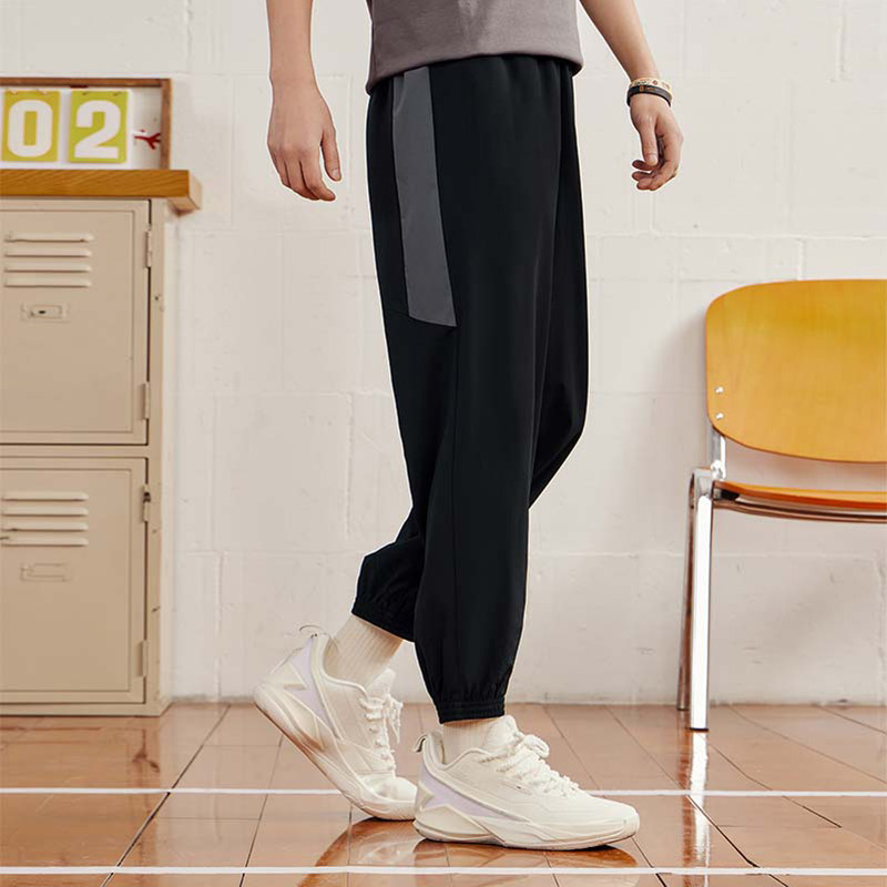 361运动裤男2025夏季宽松透气运动长裤冰丝速干裤薄款休闲裤男