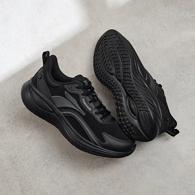 361男鞋皮面防水跑鞋运动鞋2026冬季新款轻便鞋子软底减震跑步鞋,运动鞋new,跑步鞋,淘宝优惠券,粉丝福利购,淘宝优惠卷