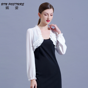 2026夏薄款配吊带裙子很仙的雪纺防晒衣开衫女夏季小外套外搭披肩