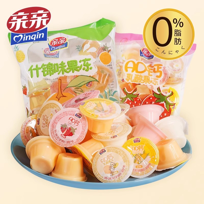 360g儿童零食休闲袋水果味布丁