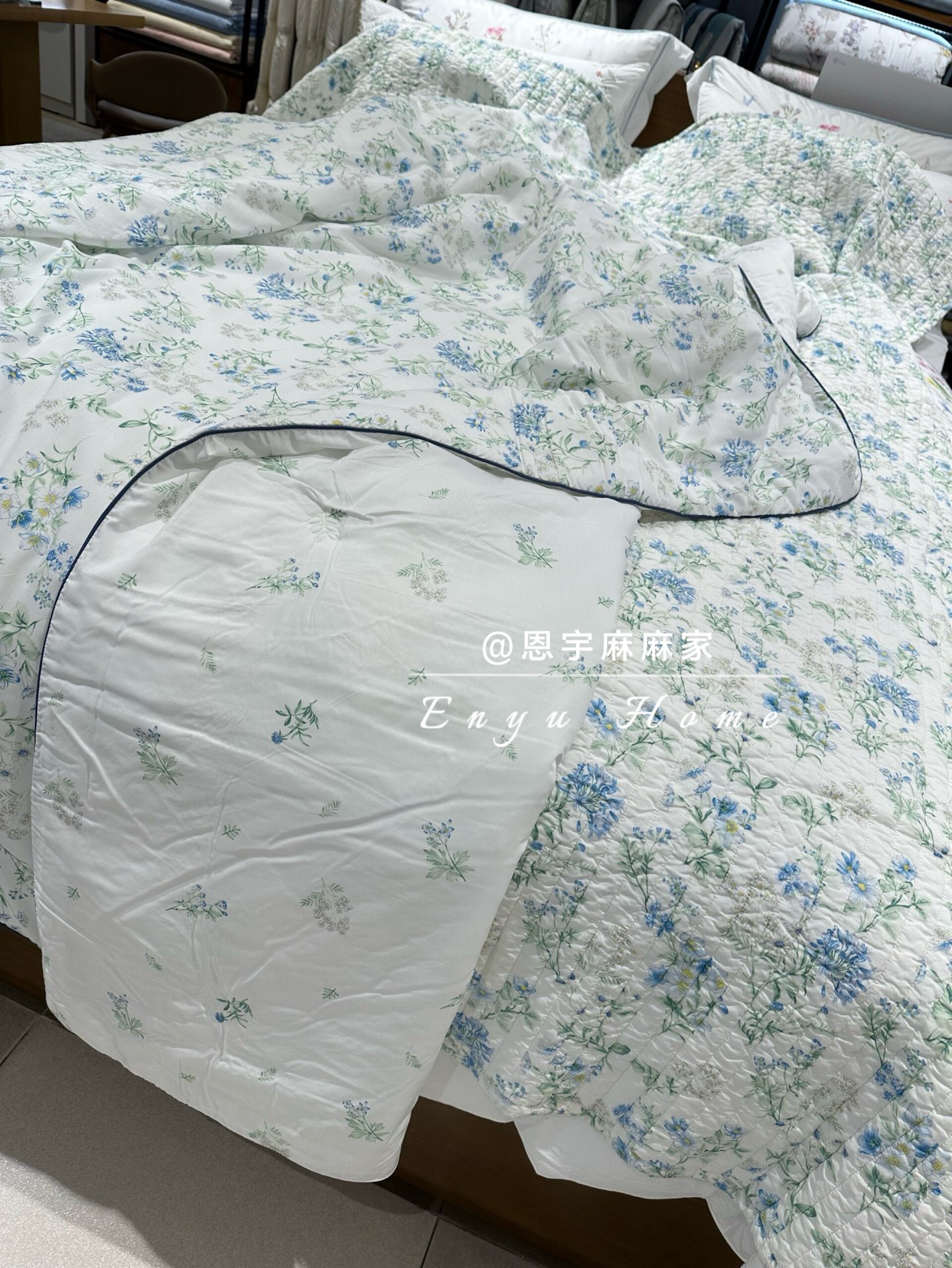 韩国专柜代购S家高端系列小碎花床品套件/四件套/多