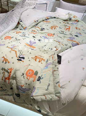 韩国专柜代购stich儿童床品莫代尔棉儿童卡通一体被
