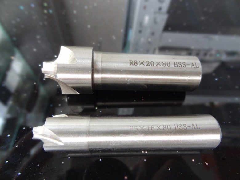 白钢加硬内R刀倒角圆角铣刀