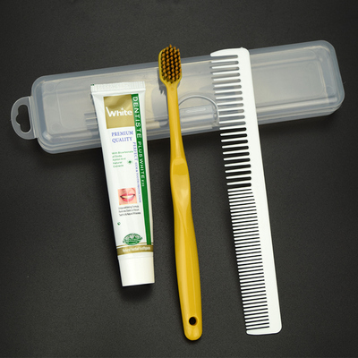 DENTISTE牙卫仕亮白去渍成人牙膏软毛成人牙刷男女梳子旅行三套装