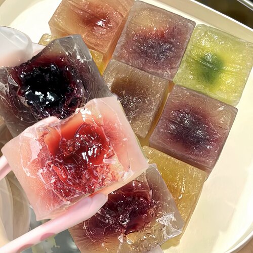 爆浆琥珀糖网红梦梦同款零食糖果