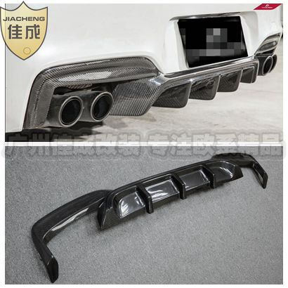 适用宝马6系F06 F12 M-TECH运动包围performance款碳纤维后唇尾唇