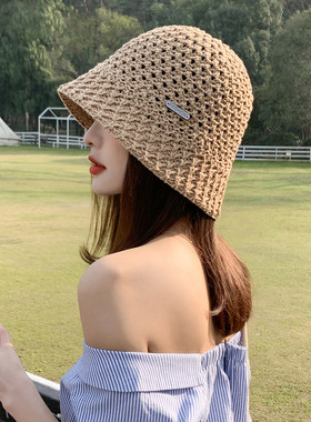 帽子女ins潮春夏渔夫帽时尚韩版