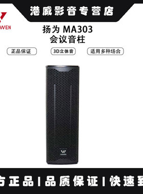 扬为 MA303 会议音柱 挂壁音箱 清晰人声小口径喇叭 讲话音响