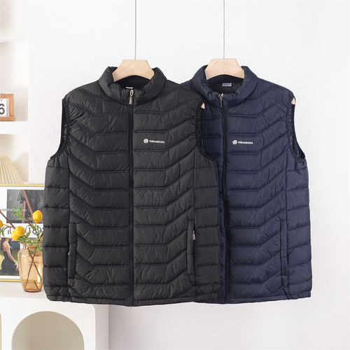 羽绒棉服短款马甲宽松情侣