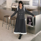 现货充足！拼色连衣裙2266-P125控178，女装连衣裙，依依服饰