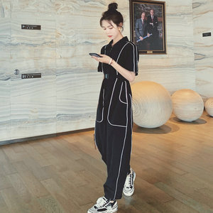 独特超好看工装连体裤女夏薄款2025新款设计感炸街连身衣裤潮图片