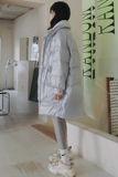 【图出货】冬季闪闪亮立领设计百搭中长款服M71-P185控268，女装棉衣/棉服，依依服饰