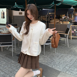 现货！新中式小香风粗花呢外套B001-8319-P145-控218，女装短外套，依依服饰