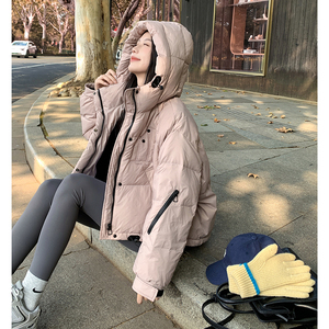 【大货】冬季百搭时尚连帽加厚羽绒服 M131-P215控328图片