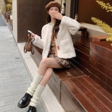 新品现货！小香风兔毛M101-P175控258，女装毛呢外套，依依服饰