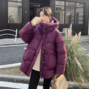 现货！泡芙欧版宽松白鸭绒羽绒服M161-P285控428