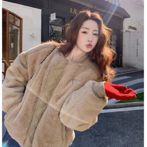 【现货】美式两面穿字母派克加绒棒球服 M225P225控338图片