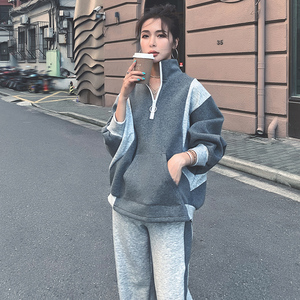 大货现货主推！薄款全棉空气层拼色套装 T11-P155控218图片