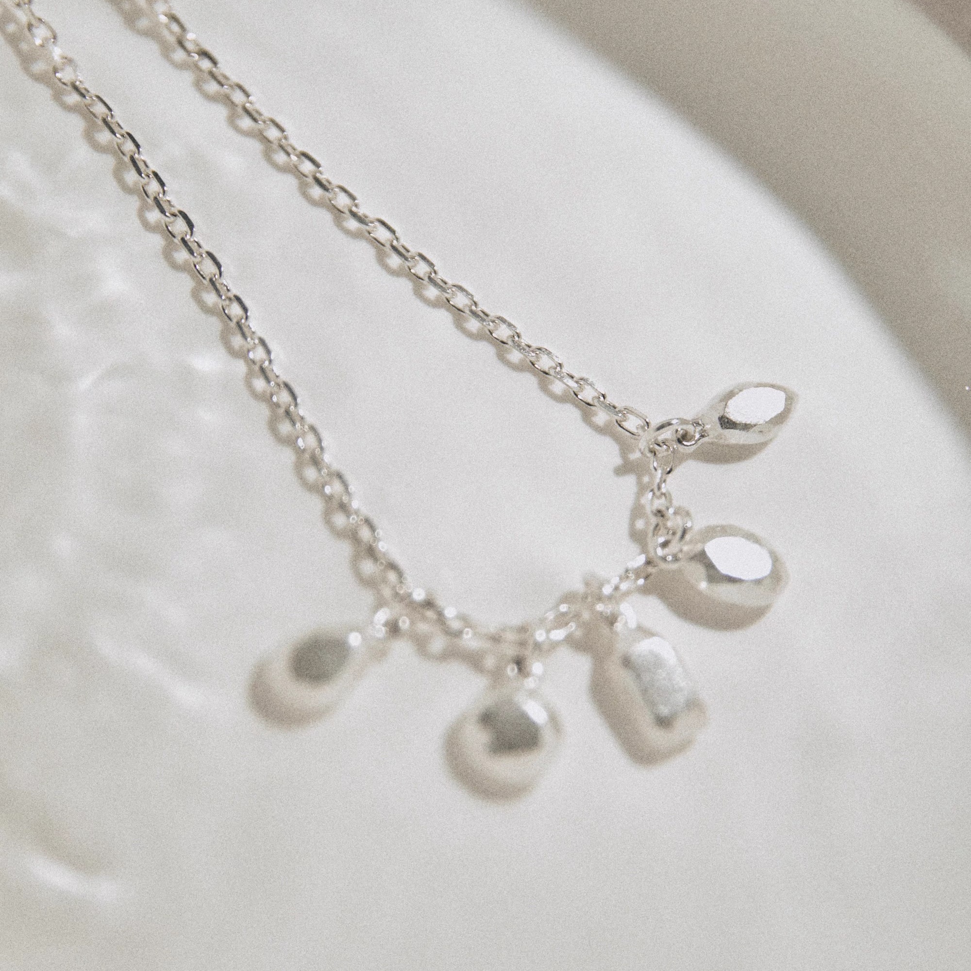 EnSage Dimond Necklace/Bracelet 925银多吊坠项链/手链