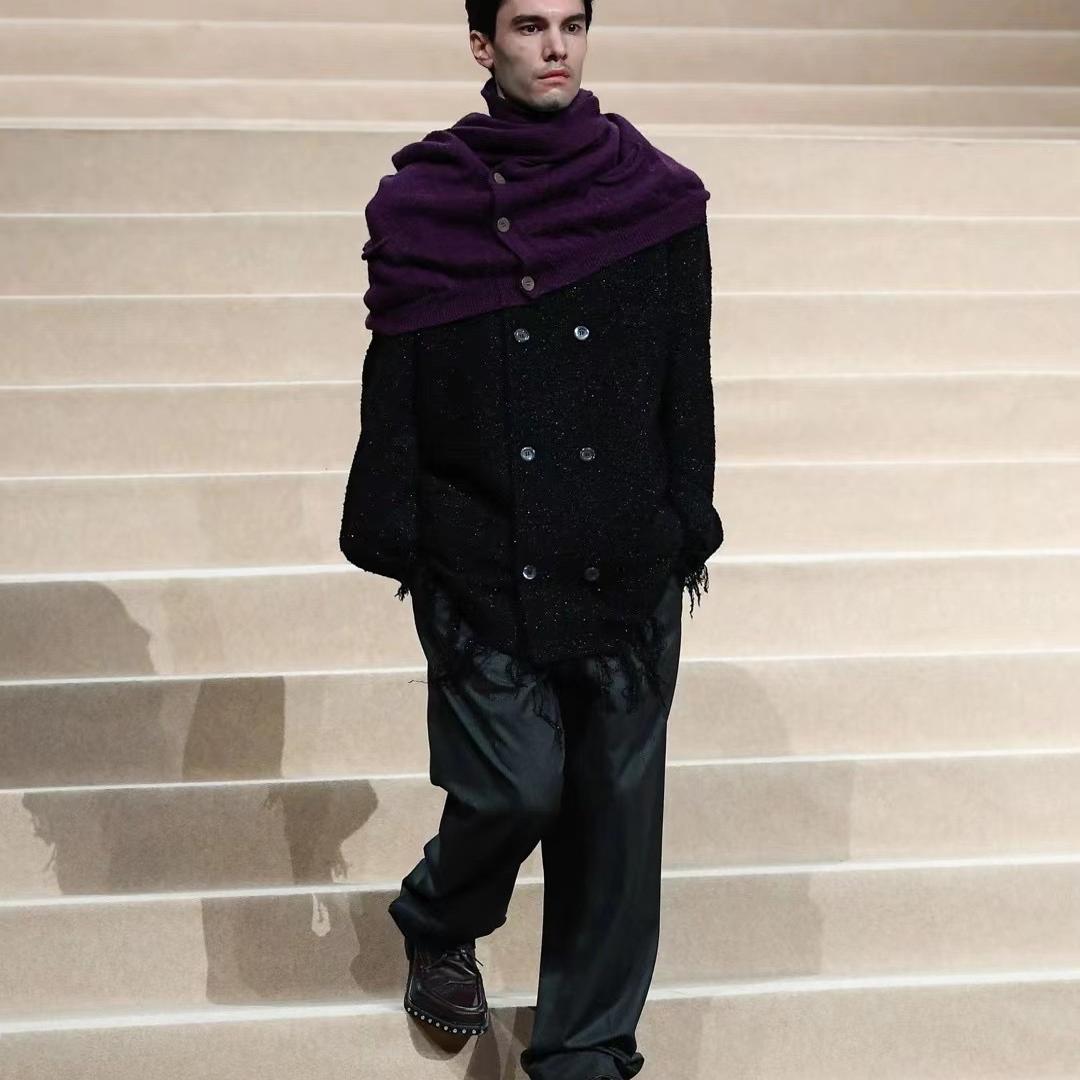 Magliano 24秋冬 新品黑色流苏小香风流苏外套 国内现货